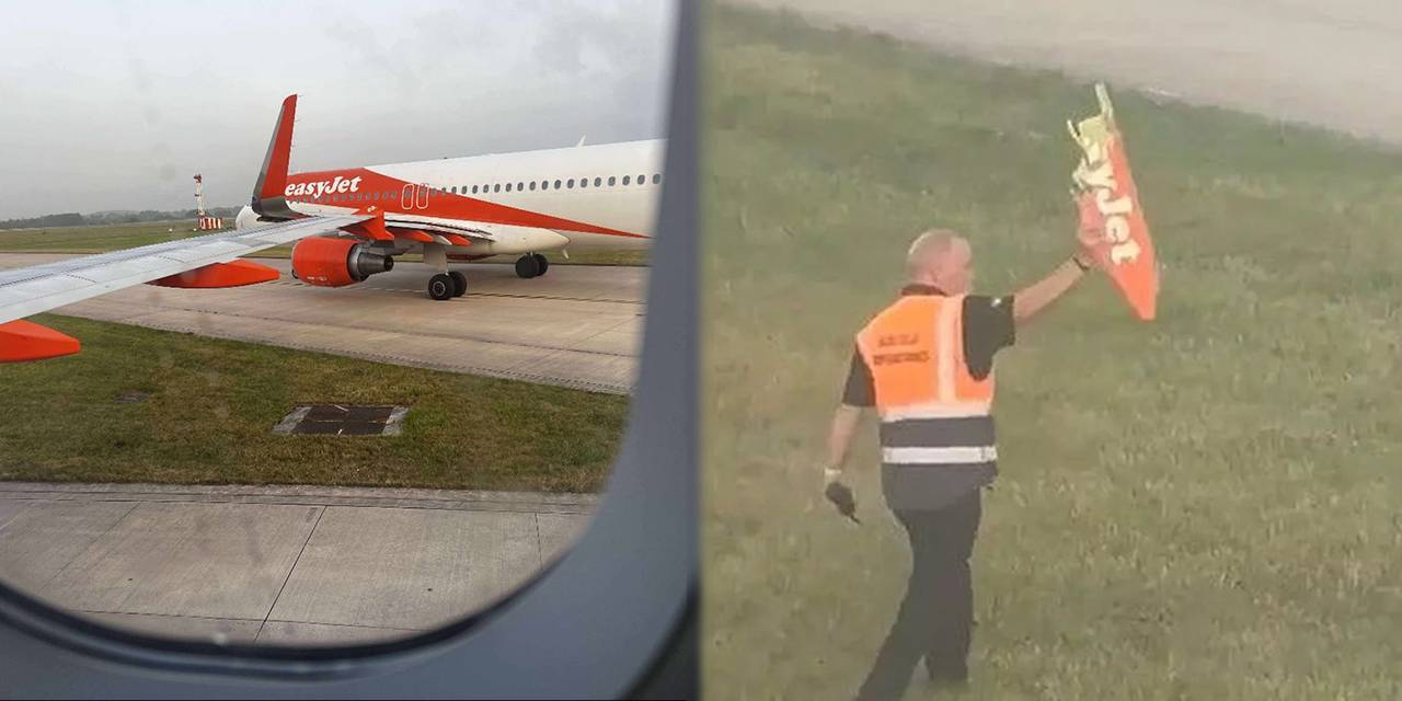 Uçaklar yerde çarpıştı: Kanadından parça koptu