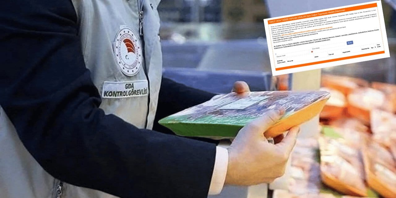 Amaç ne? Bakanlık gıda ifşasını kaldırdı! Artık yayınlamıyor