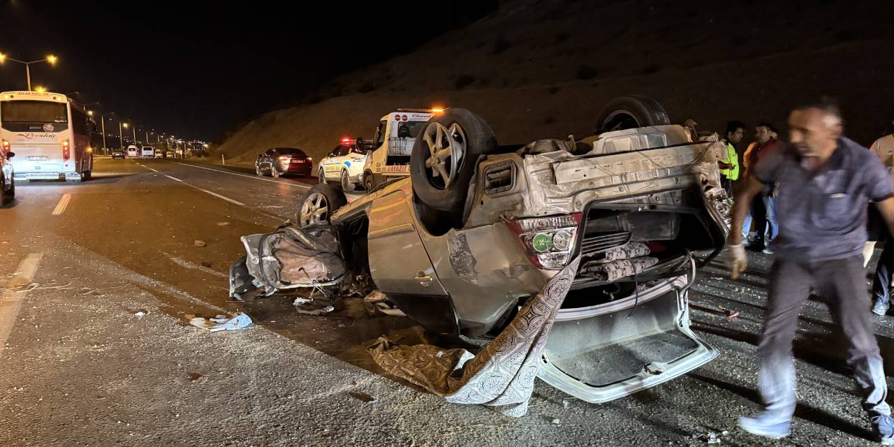 Yaralı kurtuldu! Önce takla attı sonra direğe çarptı