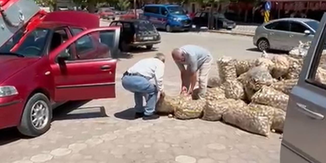 Para etmeyen patatesi köy meydanına döken çiftçiye soruşturma