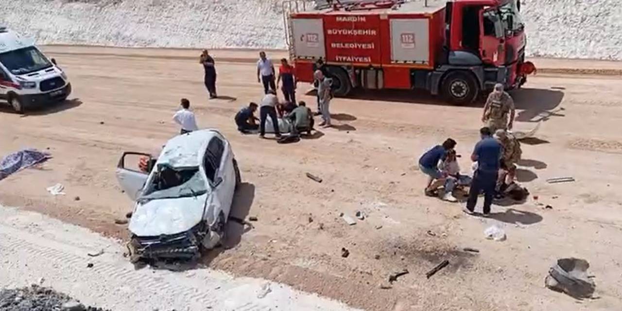 Otomobil şarampole yuvarlandı: 1 ölü, 6 yaralı