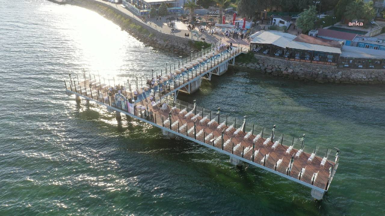 Tuzla Mekan İskele nikah töreniyle hizmete açıldı