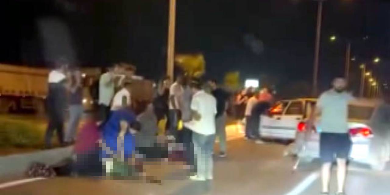 Yolun karşısına geçmeye çalışan kadınlara otomobil çarptı: 1 kişi öldü