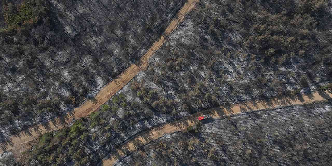 Çanakkale'de yürek yakan görüntüler: Yangının bıraktığı hasar ortaya çıktı