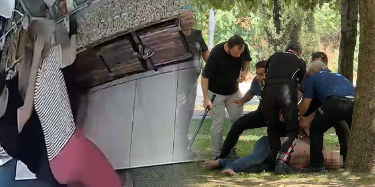 Kadın çalışana bıçakla saldırdı: Polisler yakalayınca intihara kalkıştı