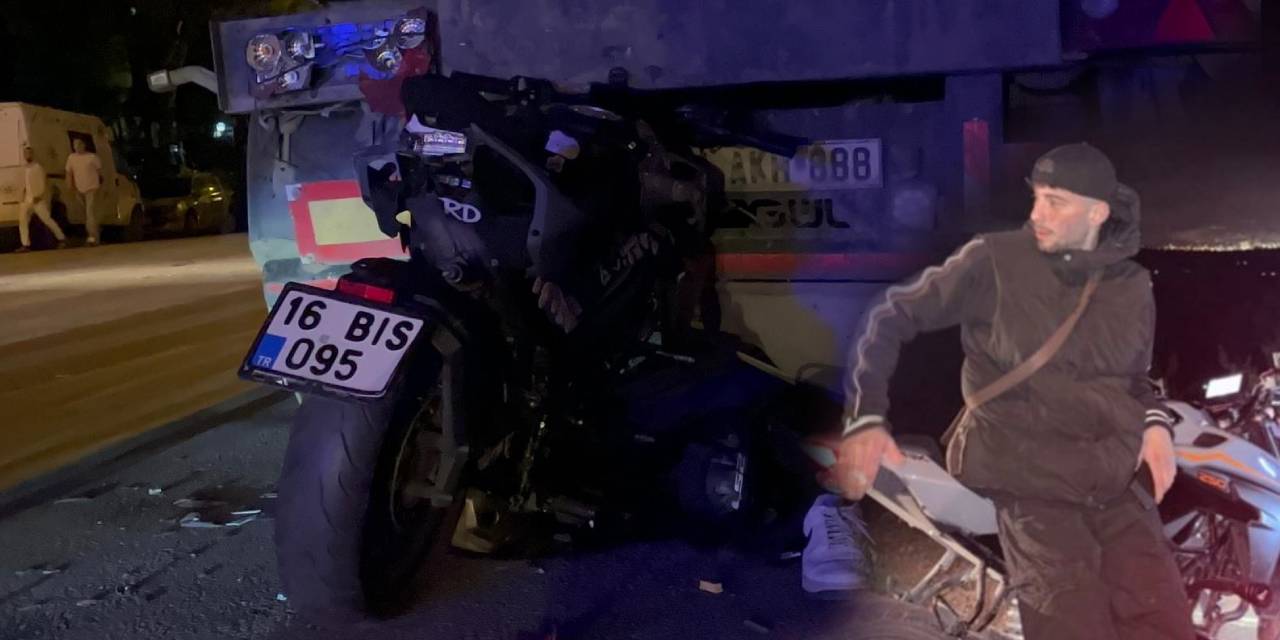 Motosiklet kabusu oldu: 20 yaşındaki sürücü kurtarılamadı