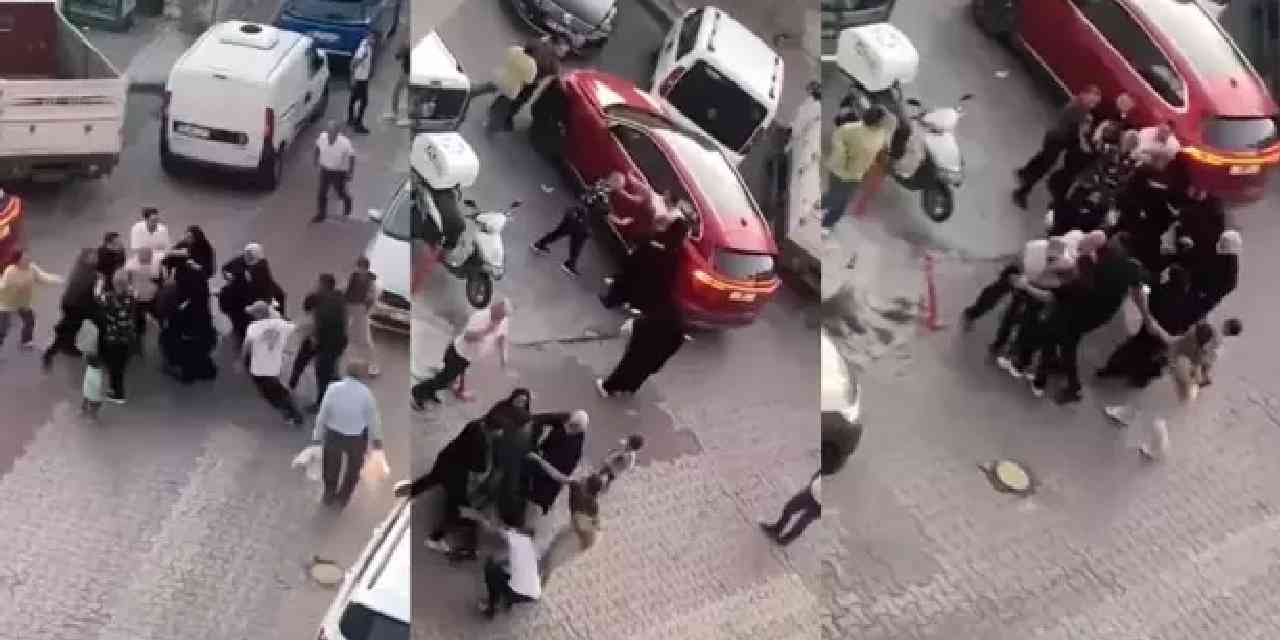 Park yeri kavgasında birbirlerine girdiler