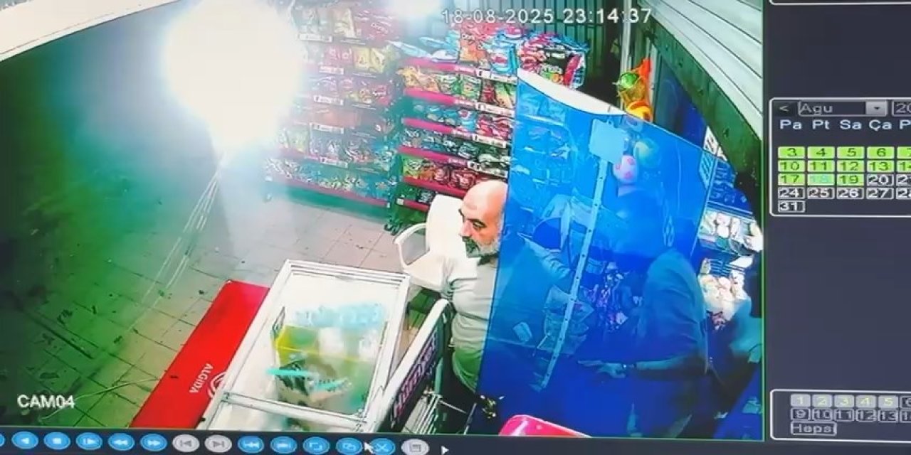 Alkollü sürücü önce duvara sonra market dolaplarına çarptı