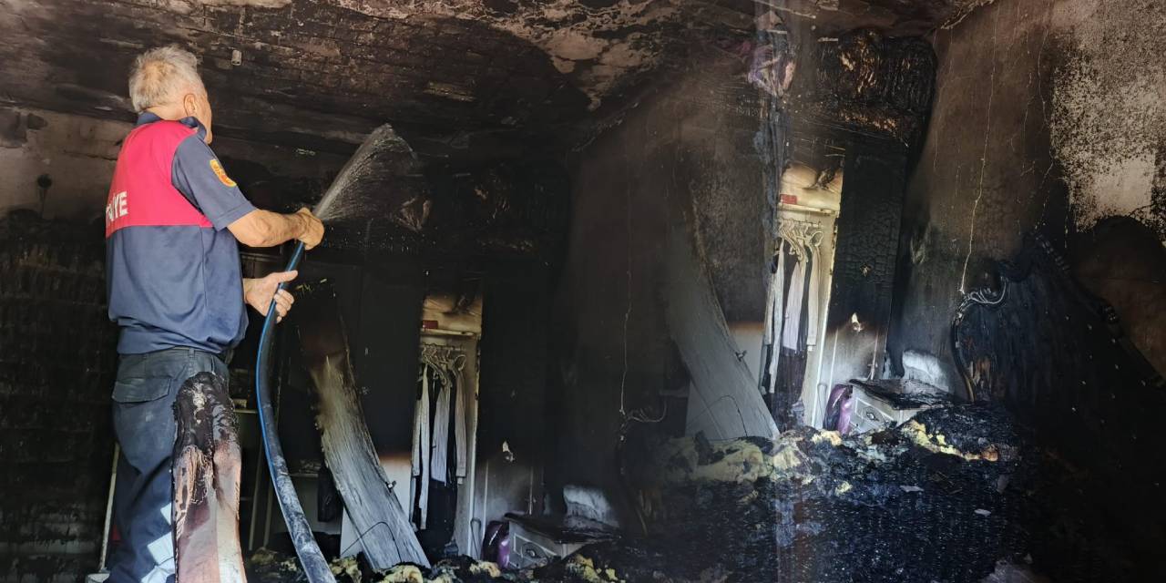 Şırnak’ta yangın paniği! 2 yaşındaki çocuk dumandan etkilendi