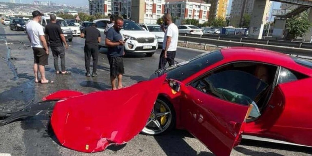 Milyonluk araç hurdaya dönmüştü! Türkiye'nin konuştuğu o Ferrari'nin sahibi ortaya çıktı
