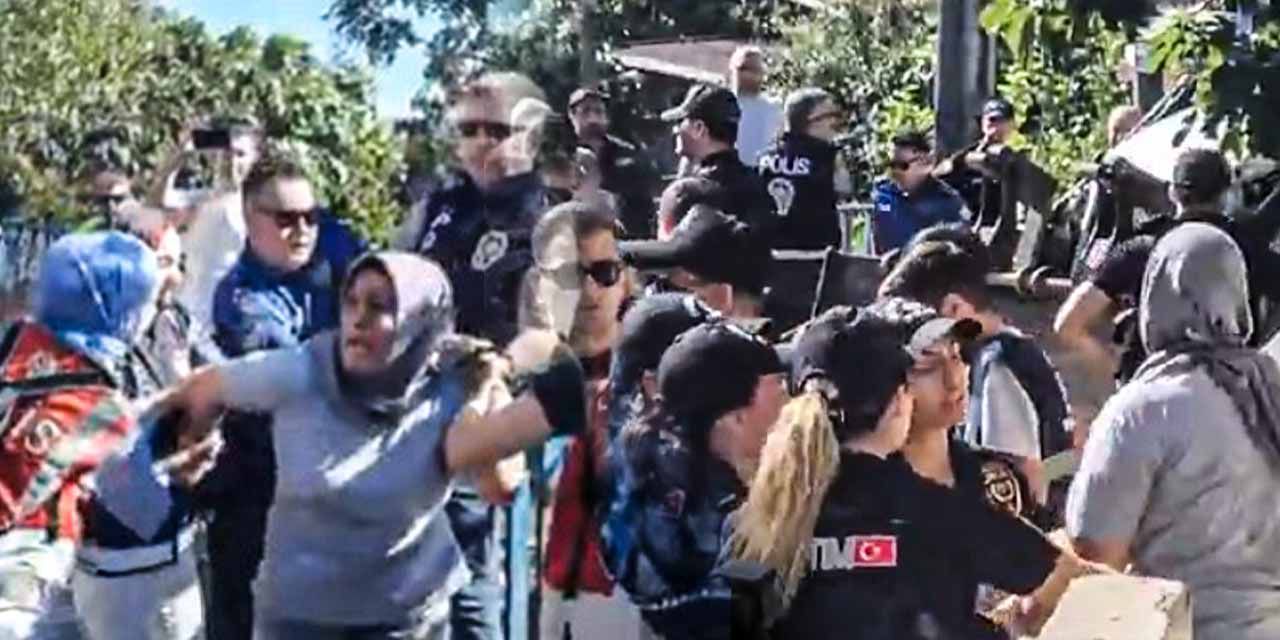 Topağacı'nı polis bastı! '4 çocuğum var nasıl kira vereyim' diyen kadına ters kelepçe