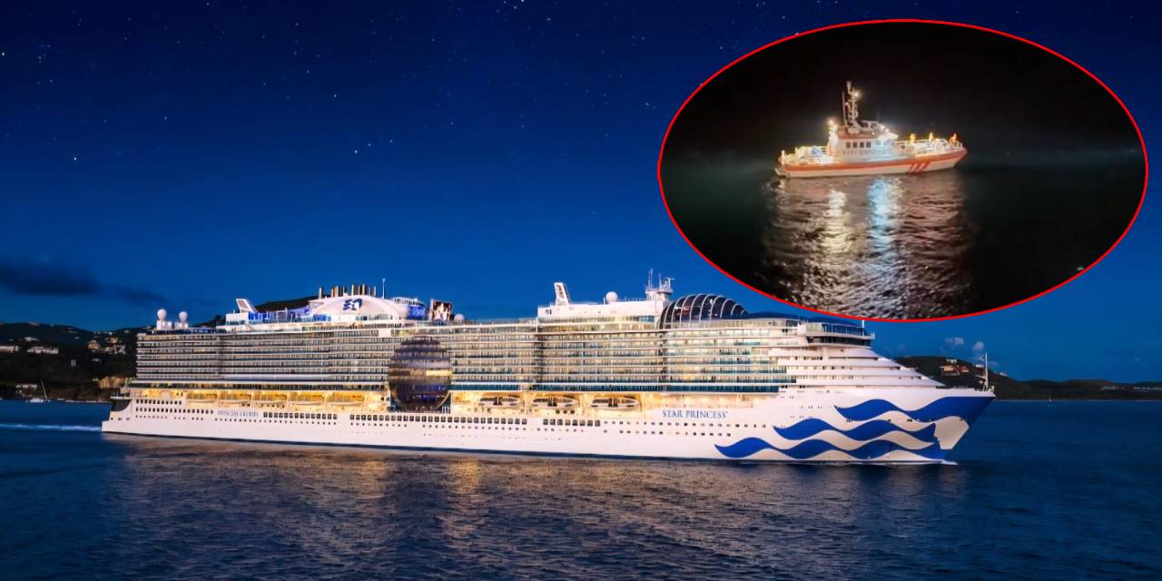 Gemiden düşen yolcu karanlık sularda kayboldu