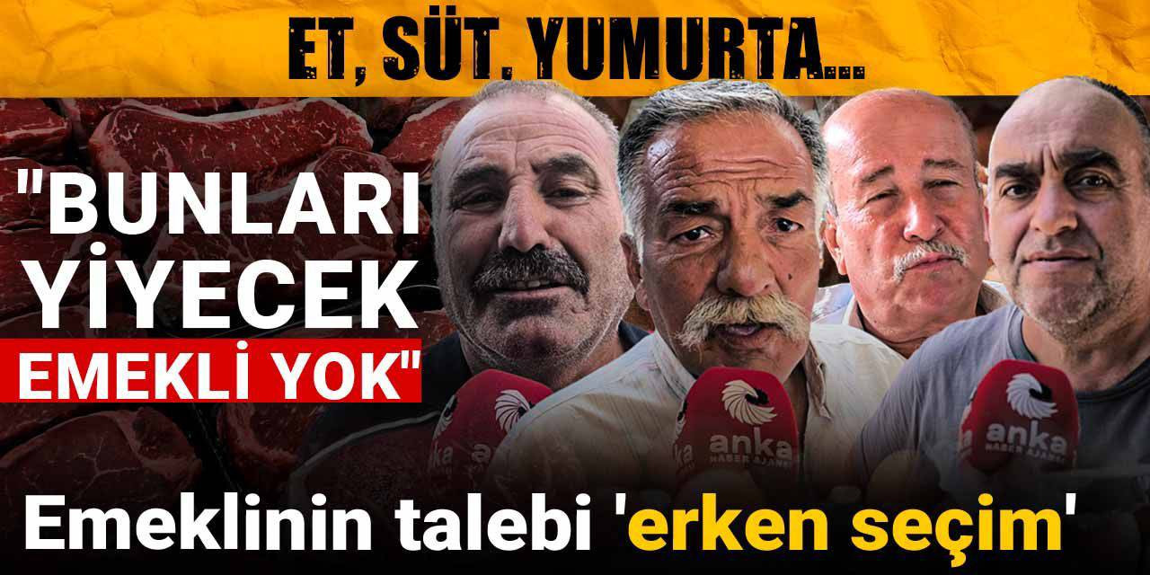 Emeklinin talebi 'erken seçim'