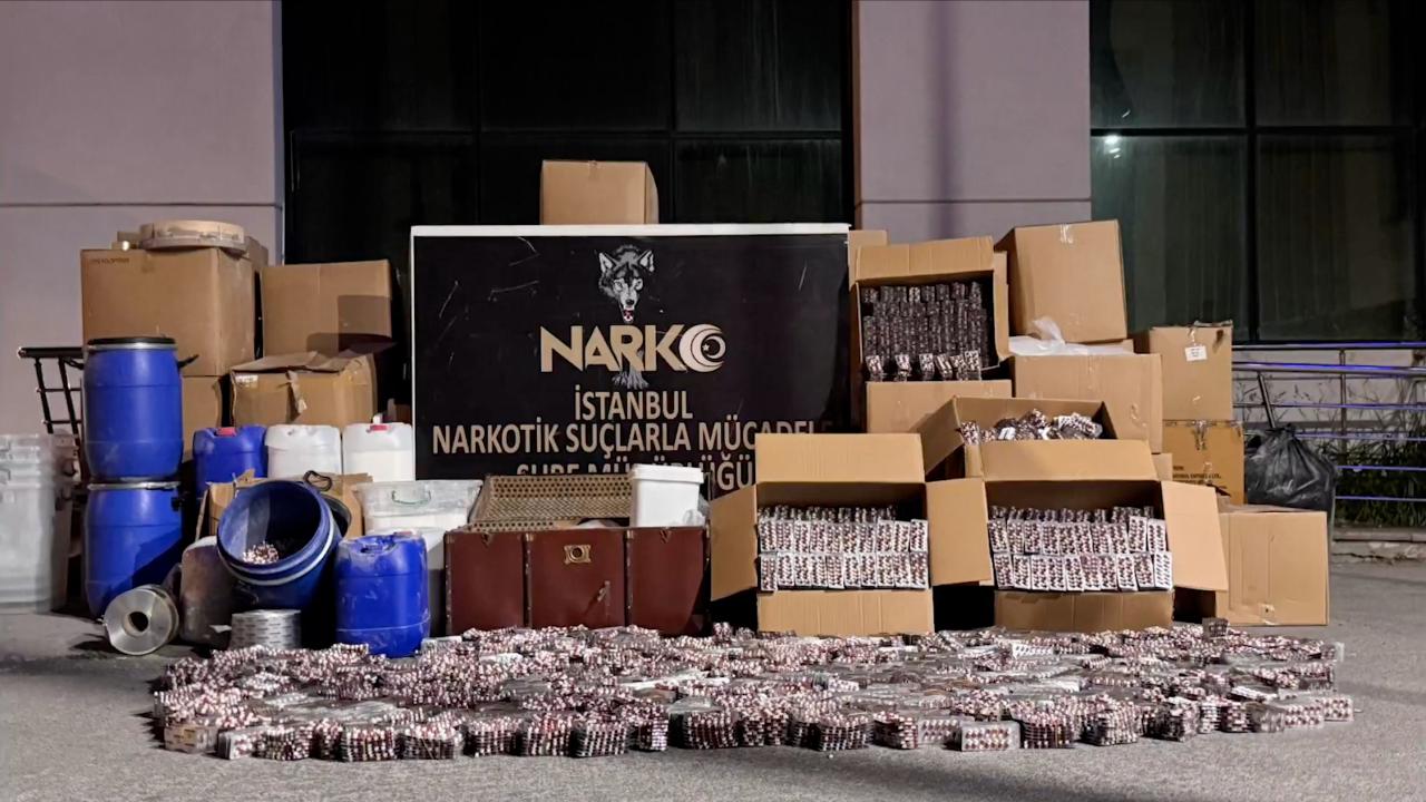 İstanbul ve Kocaeli'de uyuşturucu operasyonları: Milyonlarca hap ele geçirildi!