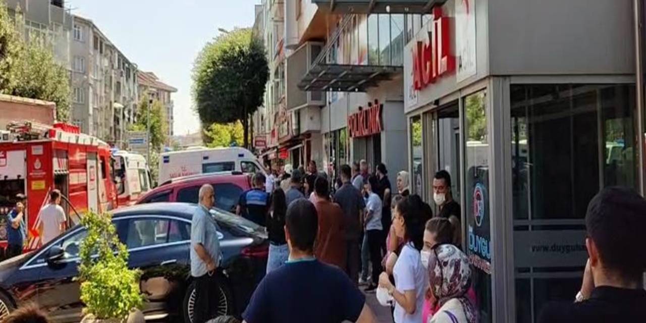 Hastanede yangın paniği