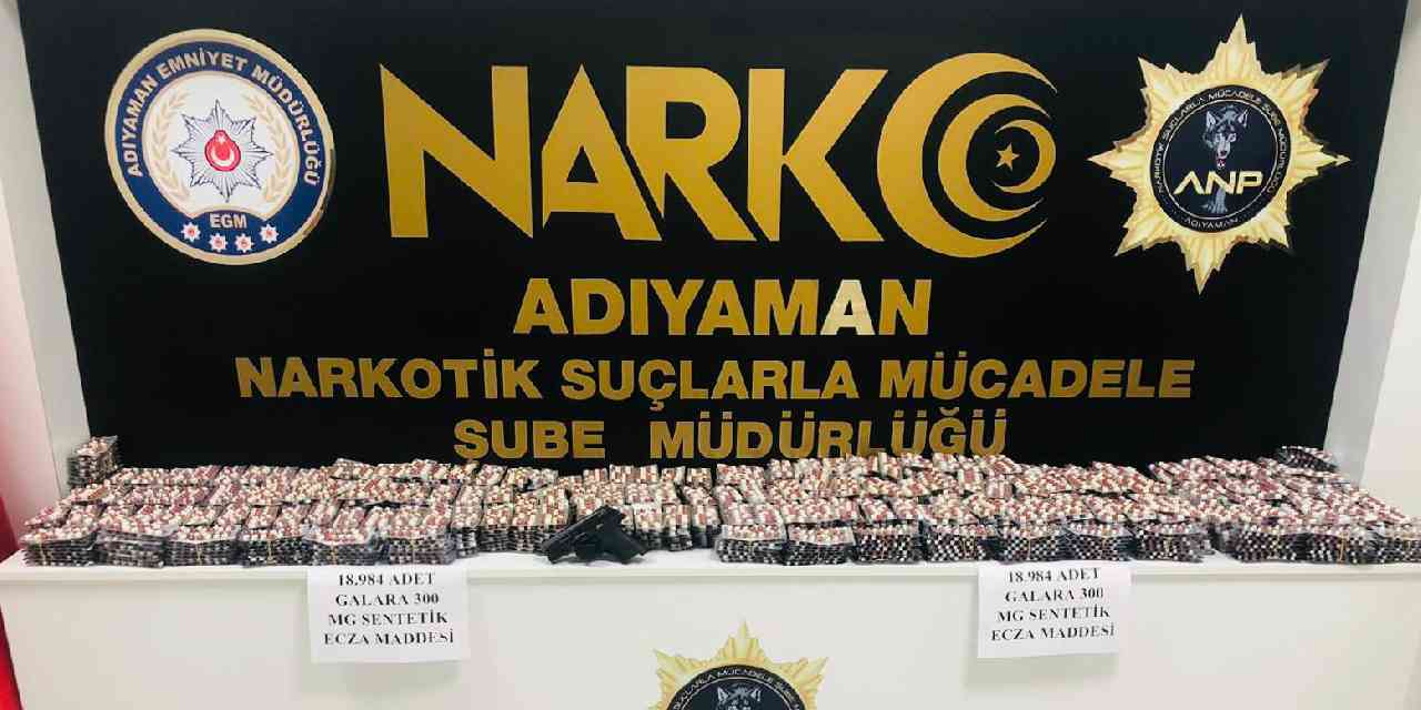 Adıyaman’da uyuşturucu operasyonu! 2 tutuklu