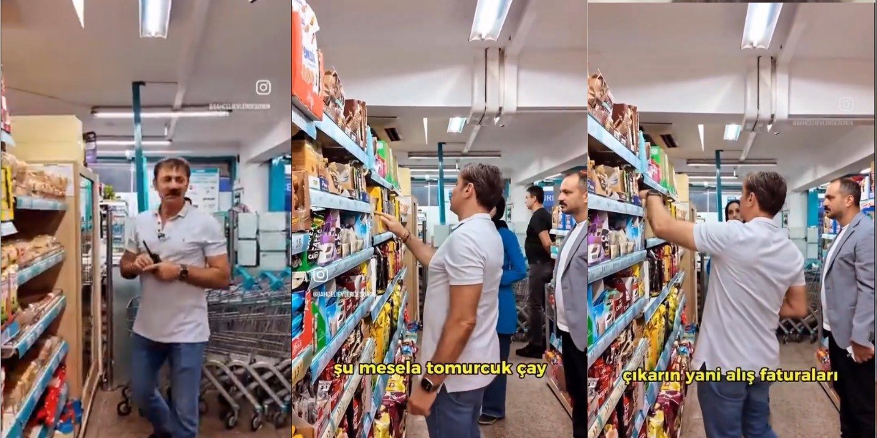 AKP'li başkan yine denetim şovunda: Bu kez hesabı üç harfli market çalışanından sordu