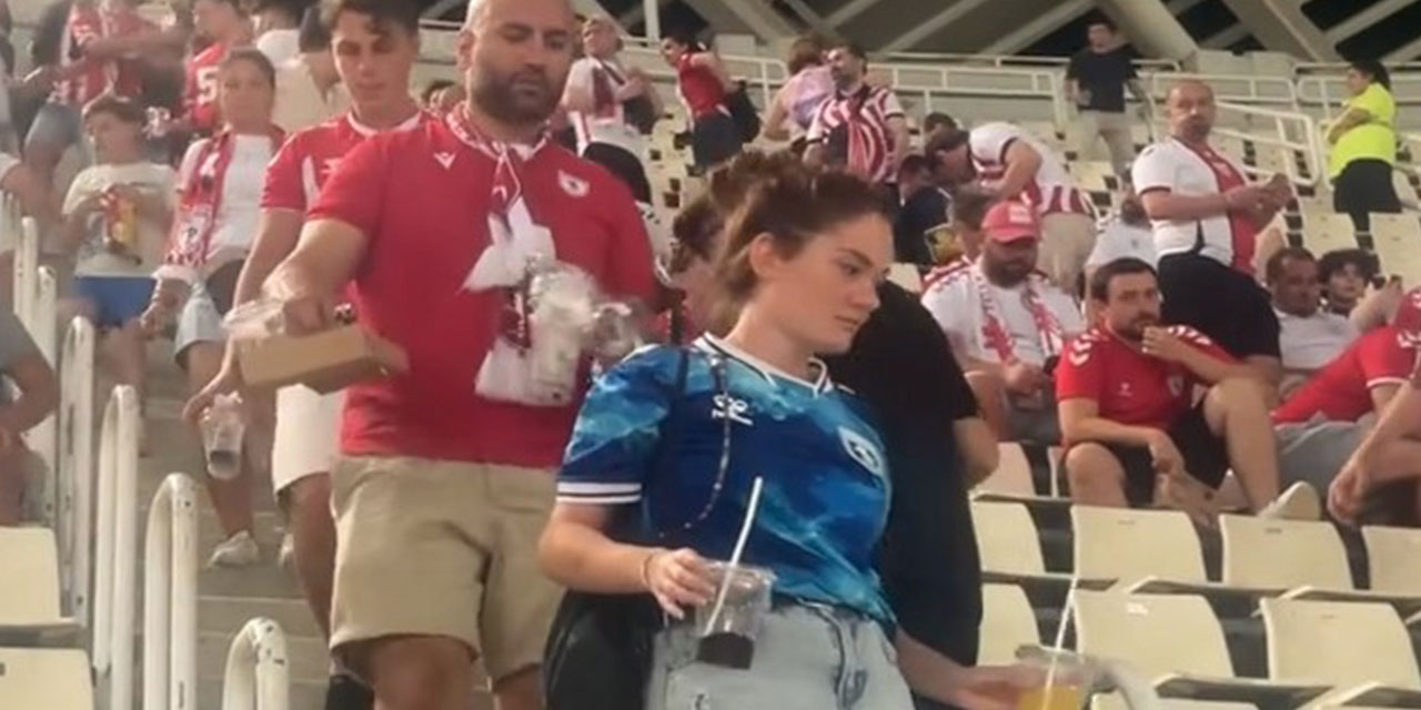 Yunan medyası Samsunspor taraftarına hayan kaldı