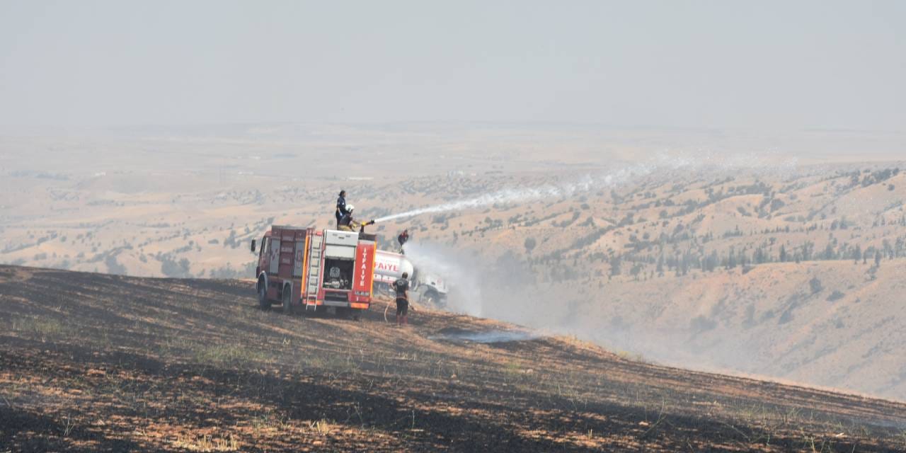 Kırıkkale'deki örtü yangını kontrol altında