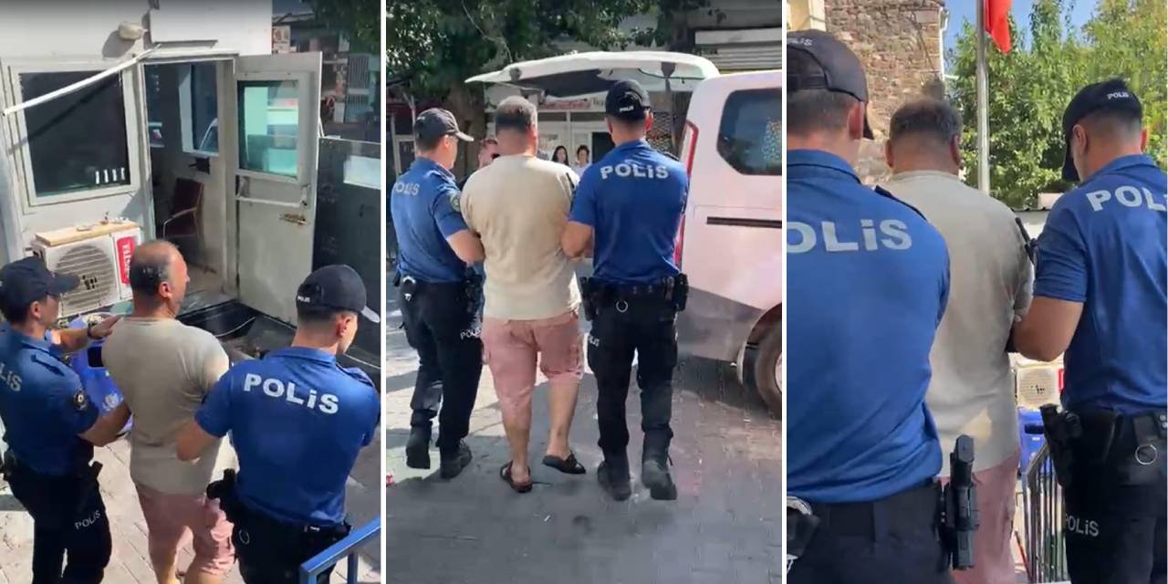 Gasp etmeye çalışırken yakalandı