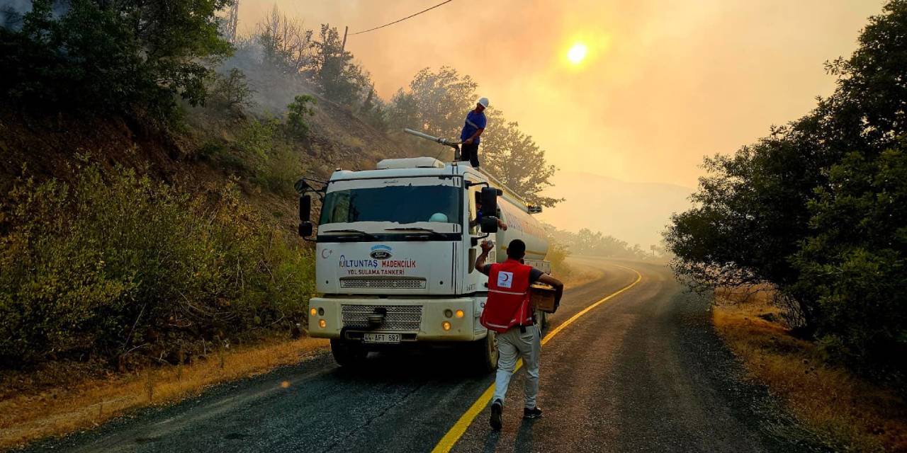 Malatya'da orman yangını: AFAD, UMKE, Kızılay destek veriyor