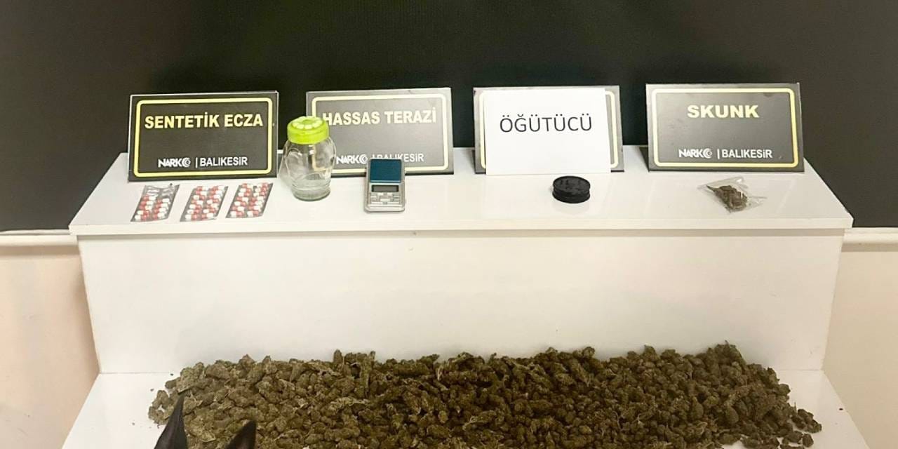 Balıkesir'de narkotik operasyonları: 1 kişi tutuklandı