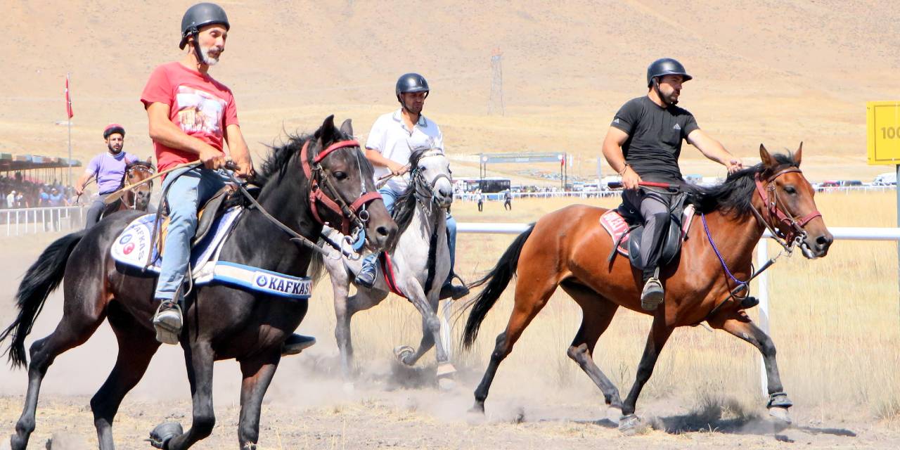 Erzurum'da 'rahvan at' yarışları