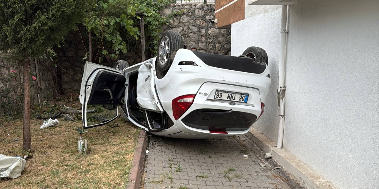 Karabük'te feci kaza: 2 metreden apartman boşluğuna düştü