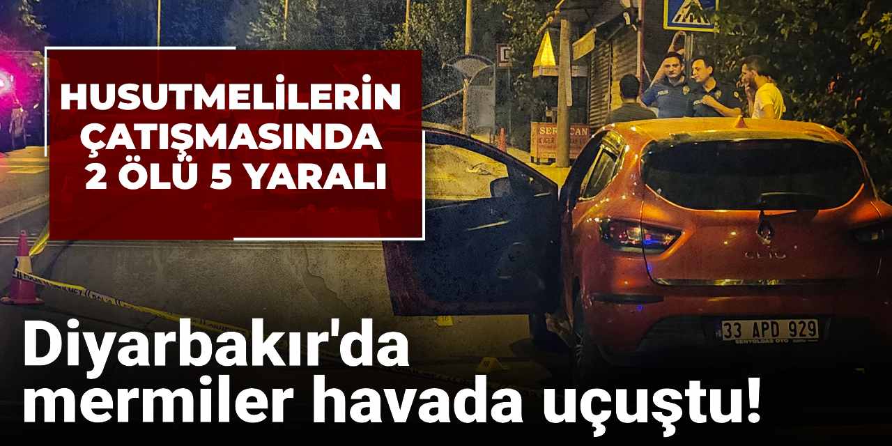 Diyarbakır'da ortalık savaş alanına döndü! 2 ölü 5 yaralı