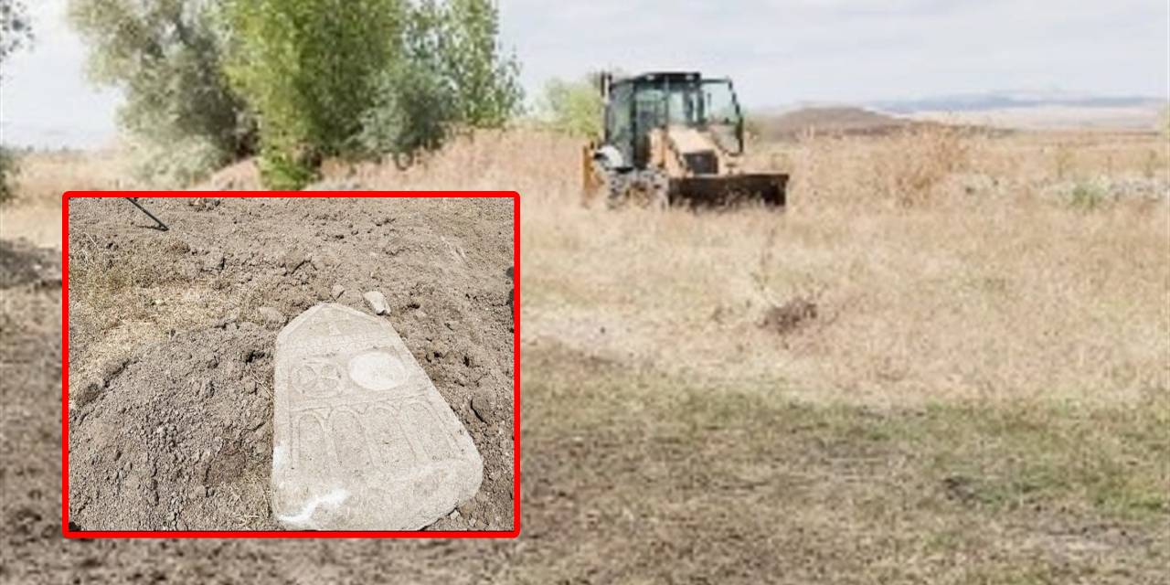 Kanal çalışmasında tarihi mezar bulundu
