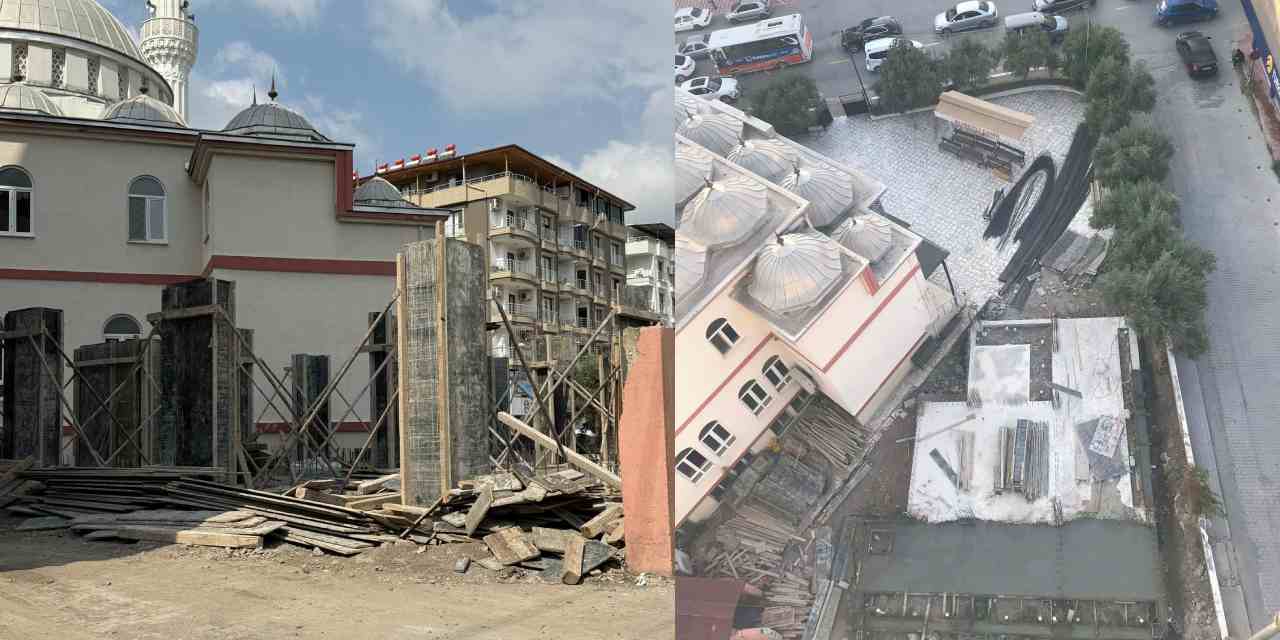 MHP'li isim 'Cami avlusunda kaçak inşaat' var diyerek duyurdu: Ekipler harekete geçti!