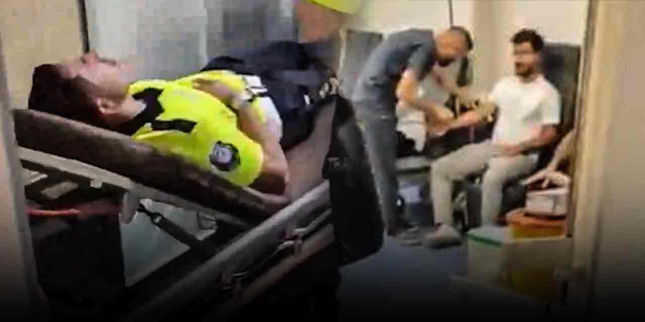 Malazgirt töreninde görevli polislere çiğ et verilmiş: Hastaneye kaldırıldılar