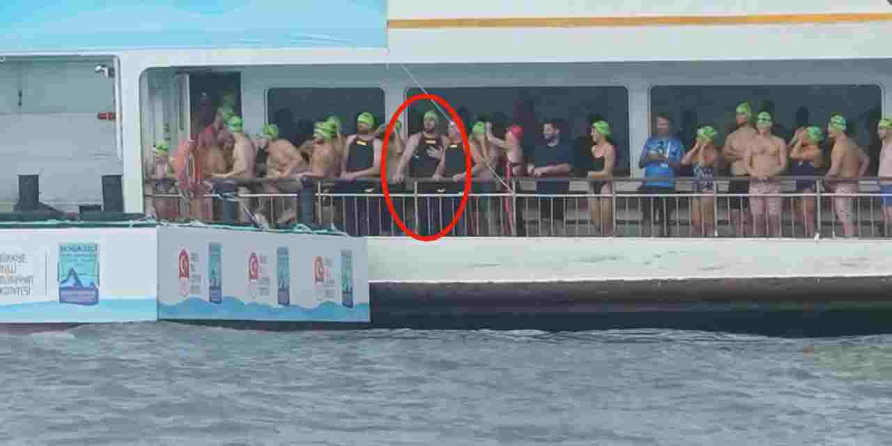 İstanbul Boğazı'nda kaybolan Rus yüzücünün son görüntüleri ortaya çıktı