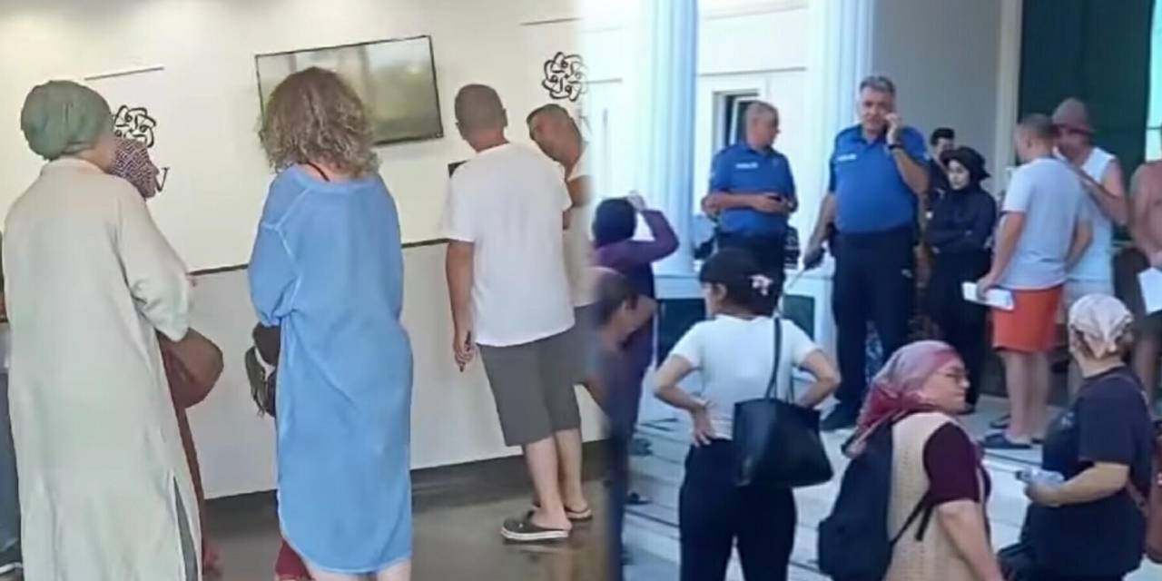 Maaşları ödenmeyen çalışanlar iş bıraktı: Otelde kriz çıktı! Tatilciler resepsiyona akın etti