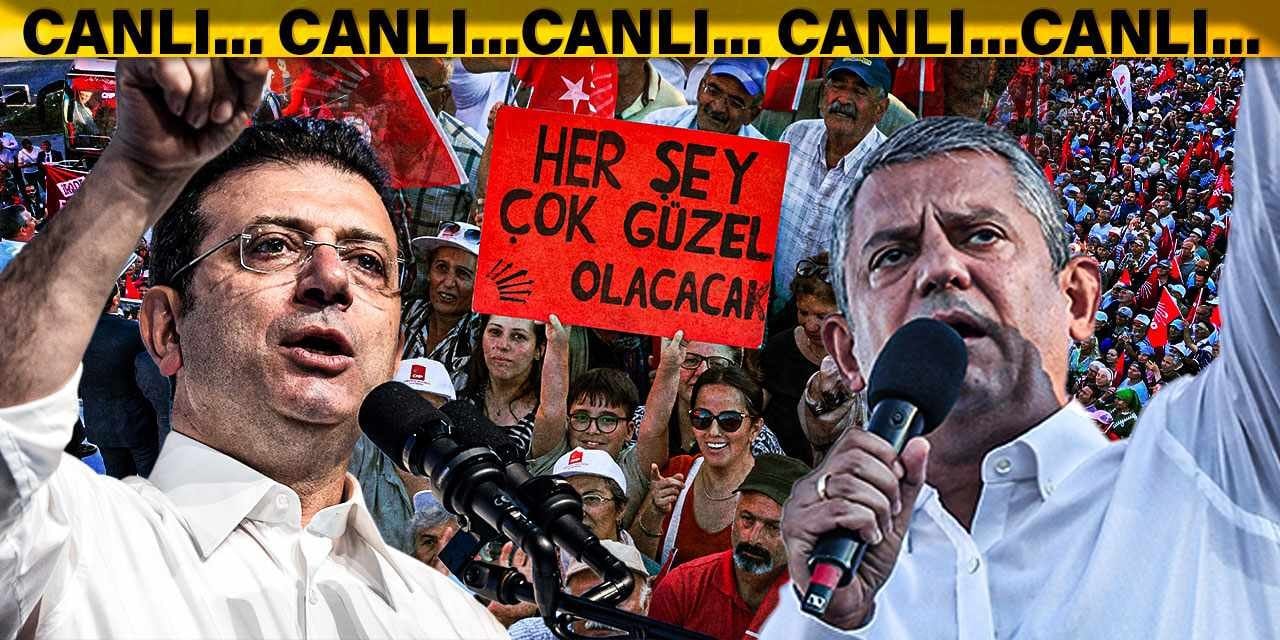 CHP'nin 50'nci mitingi Beyoğlu'nda! 'Seçim sandığı gelene kadar meydandayız'