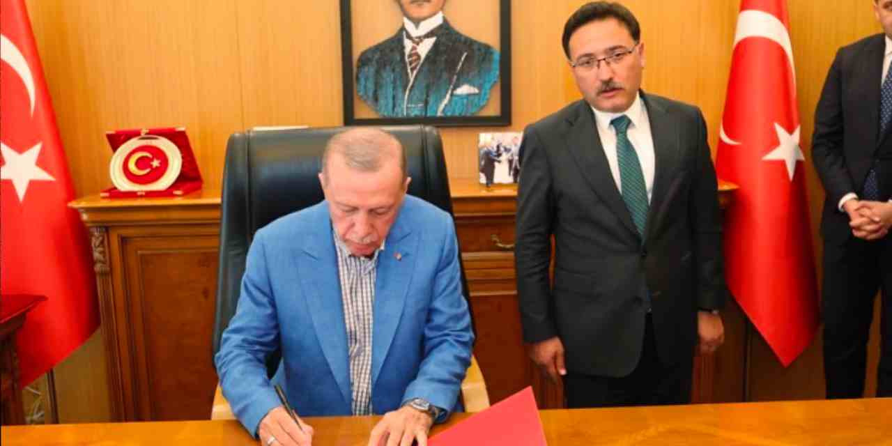 Valilikte Erdoğan telaşı: Apar topar temizlemişler