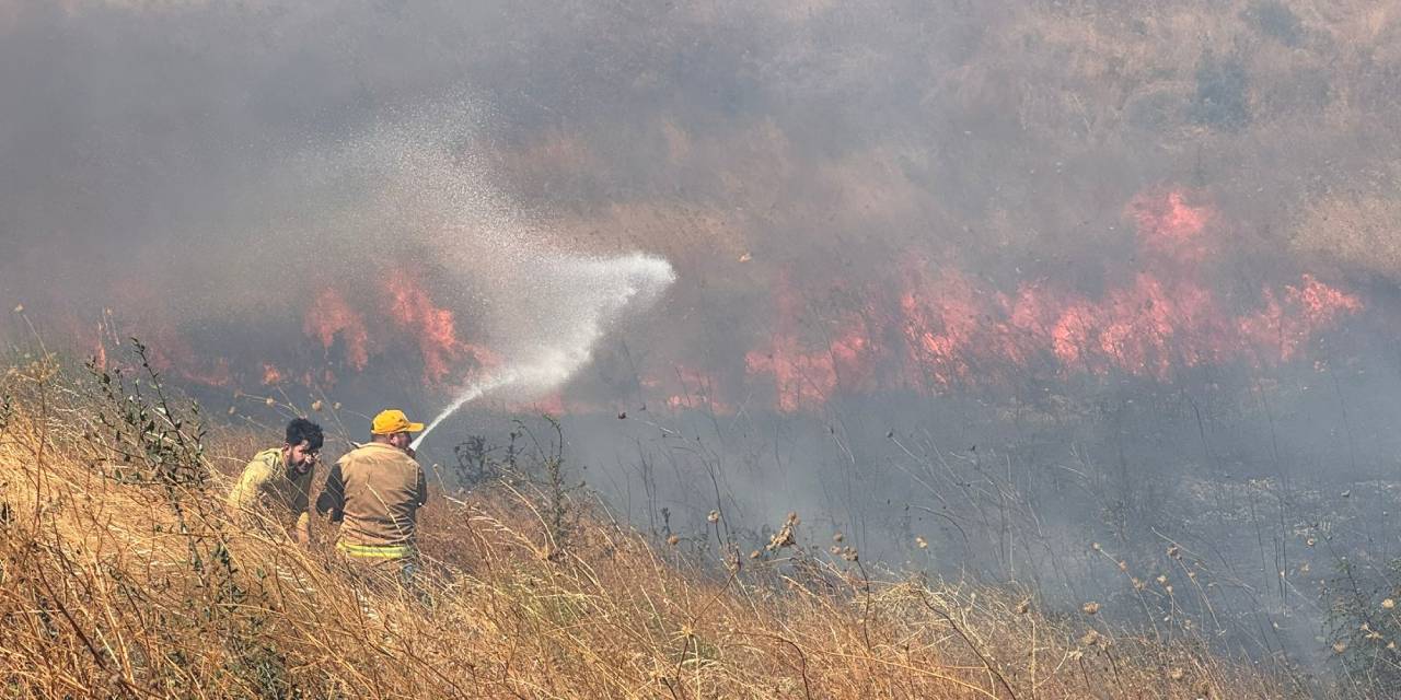 Çanakkale'de yangın! Havadan ve karadan müdahale ediliyor