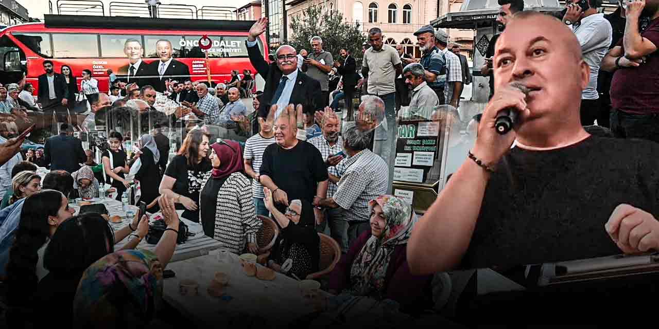 AKP'li başkan salon vermedi CHP'nin yemeği mitinge dönüştü