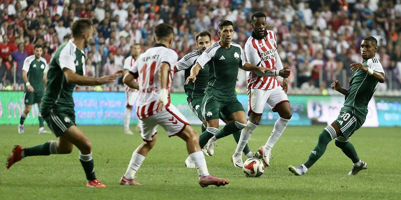 Samsunspor Panathinaikos ile yenişemedi: Konferans Ligi'ne düştü