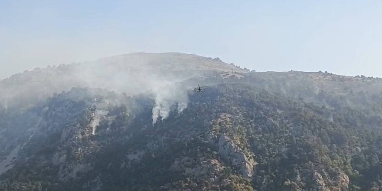Amasya’da orman yangını 16 saat sonra kontrol altında