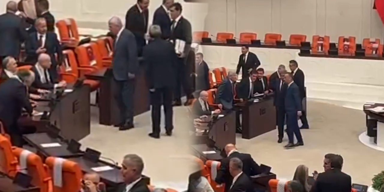 Gazze oturumunda soğuk rüzgarlar! Dervişoğlu Bahçeli'nin yanından böyle geçti