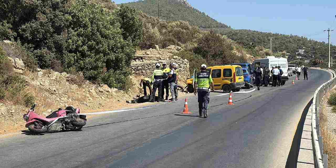 Muğla'da kaza: Motosikletin sürücüsü öldü!