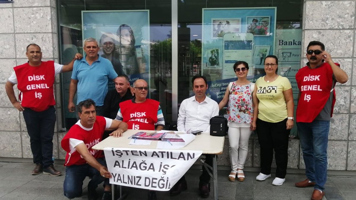 DİSK, Aliağa Belediyesi’nde yaşanan işçi kıyımı için kampanya başlattı!