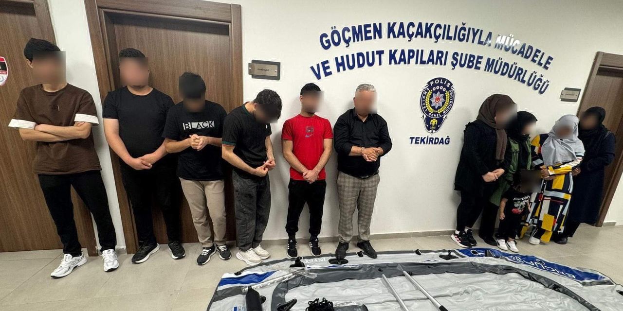 15 kaçak göçmen ile 2 organizatör yakalandı