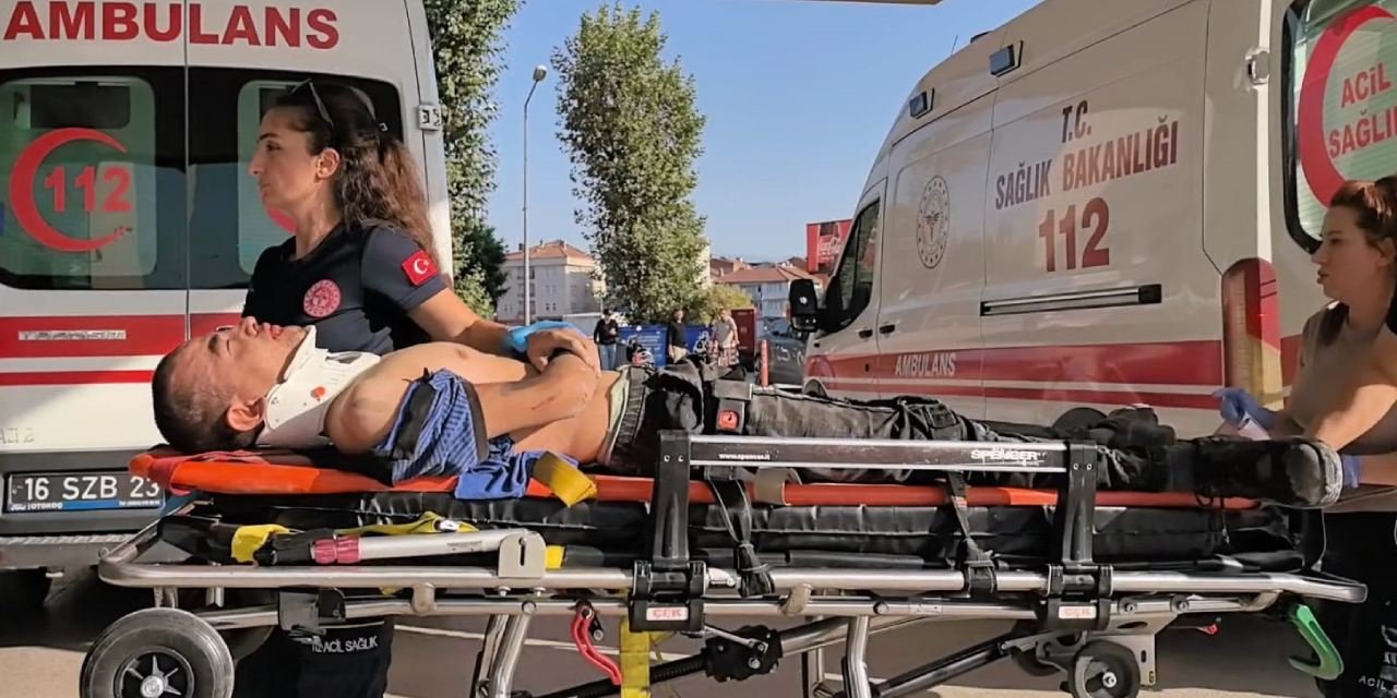 Cam fabrikasında feci kaza: Genç işçi ağır yaralandı