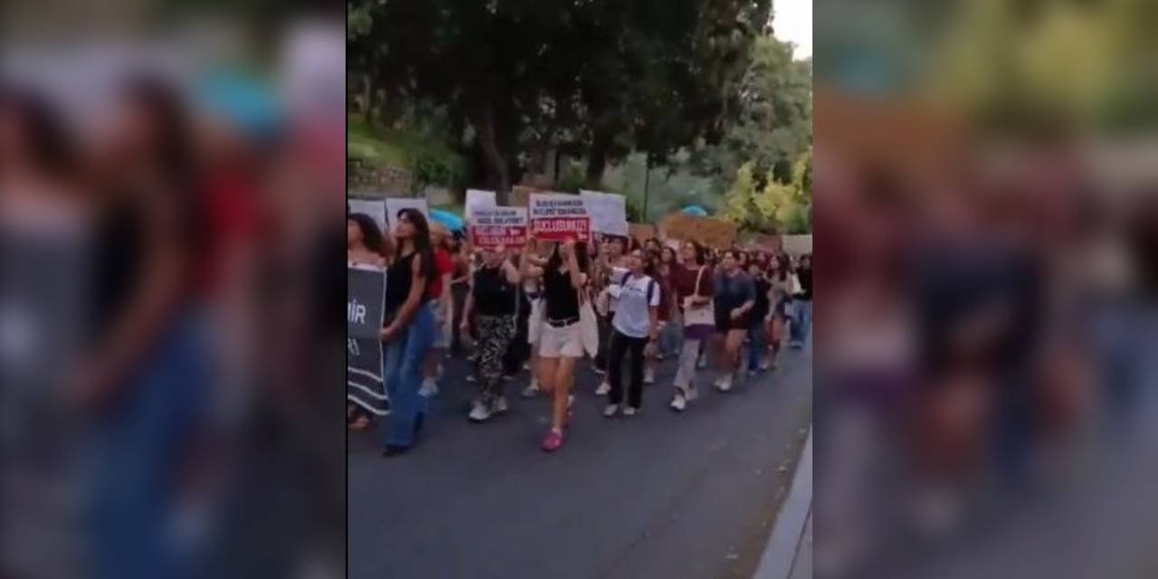 Son Dakika | Boğaziçi'nde Hilal Özdemir protestosu: Öğrenciler yürüyüşe geçti