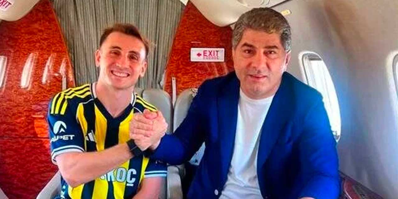 Kerem Aktürkoğlu Fenerbahçe için İstanbul'a geldi