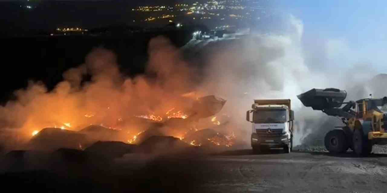 Şırnak'ta kömür sahası tutuştu!