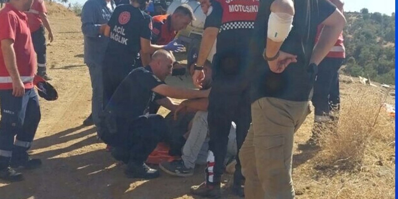 Dinamit yüklü kamyonet devrildi! 'Kontrollü' patlamada 10 yaralı