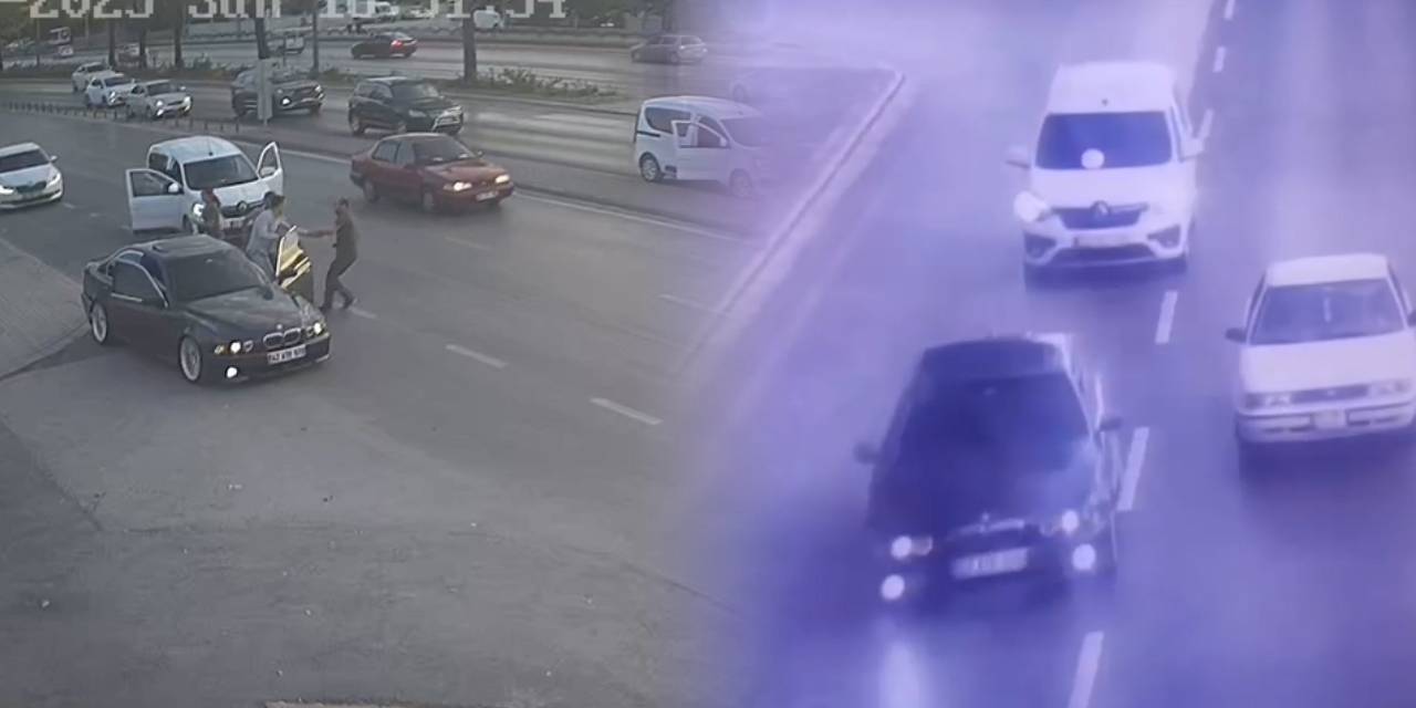 Polisten kaçtı trafiği birbirine kattı! Aracına ateş edilerek yakalandı